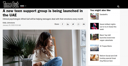 A new teen support group is being launched in the UAE – TimeOut Magazine
